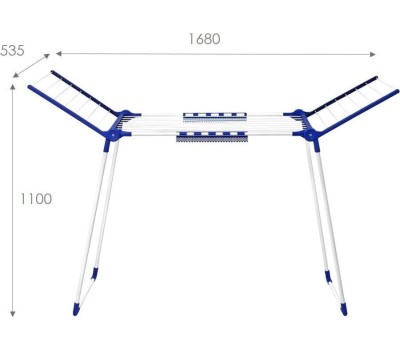 Сушилка для белья VIOLET Люкс напольная 20м (белый) 302006