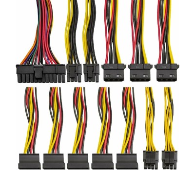 Блок питания Exegate EX282071RUS Блок питания 550W ExeGate 550NPX, ATX, black,12cm fan, 24p+4p, 6/8p PCI-E, 3*SATA, 2*IDE, FDD