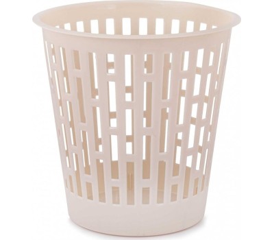 Корзина для мусора АЛЬТЕРНАТИВА М8215 Матрица 9л (бежевый)