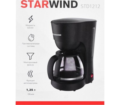 Кофеварка капельная STARWIND STD1212