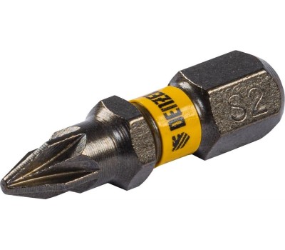 Набор бит DENZEL Набор бит PZ1х25, сталь S2, шестигранный профиль, 10 шт. 11653