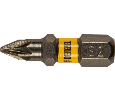 Набор бит DENZEL Набор бит PZ1х25, сталь S2, шестигранный профиль, 10 шт. 11653