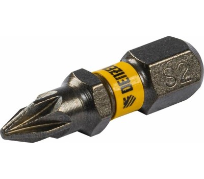 Набор бит DENZEL Набор бит PZ1х25, сталь S2, шестигранный профиль, 10 шт. 11653