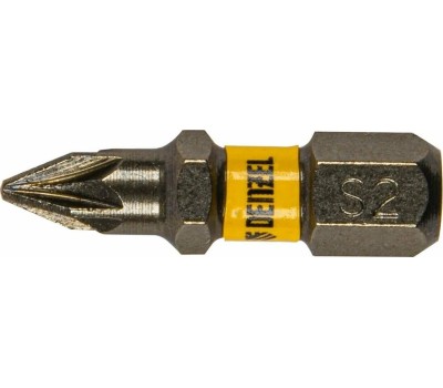 Набор бит DENZEL Набор бит PZ1х25, сталь S2, шестигранный профиль, 10 шт. 11653