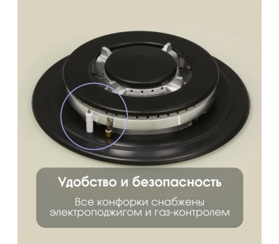 Варочная панель газовая ZIGMUND & SHTAIN M266I