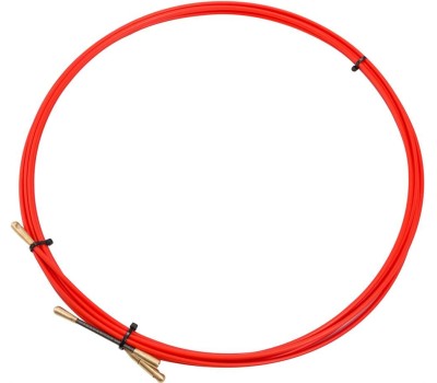 Протяжка REXANT (47-1003) Протяжка кабельная (мини УЗК в бухте), стеклопруток, d=3,5мм, 3м, красная
