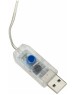 Гирлянда NEON-NIGHT (315-995) ДОЖДЬ ИЗ РОСЫ 6х3 м, 600 LED, белый, IP20, USB + пульт управления