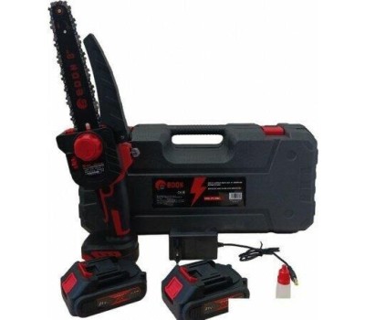 Пила цепная аккумуляторная EDON UNS-21/8BL черный/красный 25170 8