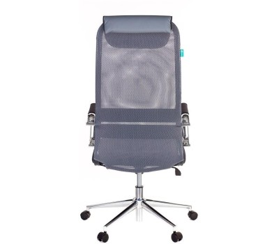 БЮРОКРАТ Кресло руководителя KB-9N, на колесиках, сетка/ткань, серый [kb-9n/dg/tw-12]