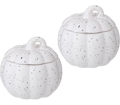 Набор горшочков AGNESS 490-472 ТЫКВА с крышкой 250мл (2 предмета)