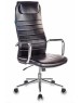 Кресло компьютерное БЮРОКРАТ Кресло руководителя KB-9N/ECO черный экокожа с подголов. крестов. металл хром