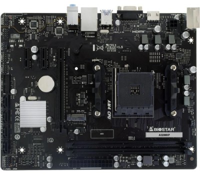 Материнская плата BIOSTAR Материнская плата A520MHP Soc-AM4 AMD A520 2xDDR4 mATX AC`97 8ch(7.1) GbLAN RAID+VGA+HDMI