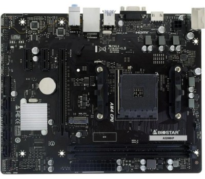 Материнская плата BIOSTAR Материнская плата A520MHP Soc-AM4 AMD A520 2xDDR4 mATX AC`97 8ch(7.1) GbLAN RAID+VGA+HDMI