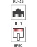 REXANT Разъем RJ-45(8P8C) под витую пару, UTP, CAT 6