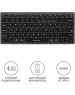 A4TECH Клавиатура Fstyler FBX51C, беспроводная, USB, Bluetooth/Радиоканал, ножничная, серый [fbx51c grey]