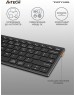 A4TECH Клавиатура Fstyler FBX51C, беспроводная, USB, Bluetooth/Радиоканал, ножничная, серый [fbx51c grey]