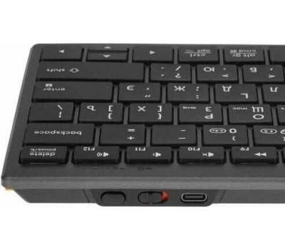 A4TECH Клавиатура Fstyler FBX51C, беспроводная, USB, Bluetooth/Радиоканал, ножничная, серый [fbx51c grey]
