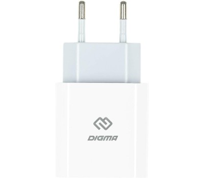 СЗУ DIGMA Сетевое зарядное устройство DGW2C, USB-C, 20Вт, 3A, белый [dgw2c0f010wh]