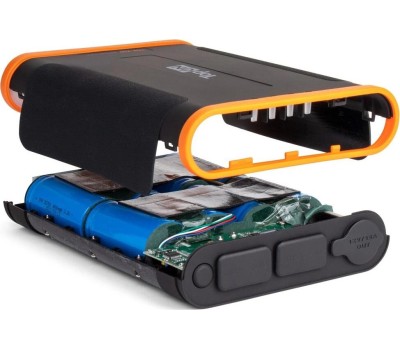 TOPON Внешний аккумулятор (Power Bank) TOP-X50, 48000мAч, черный/оранжевый [103001]