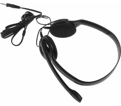 EPOS Гарнитура Sennheiser PC 5 Chat, для контактных центров, накладные, проводные, черный [1000445]