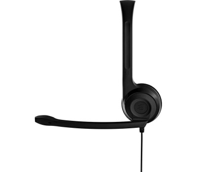 EPOS Гарнитура Sennheiser PC 5 Chat, для контактных центров, накладные, проводные, черный [1000445]
