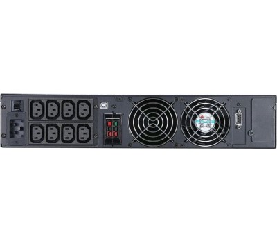 PowerCom Macan MRT-3000SE ИБП {Online, 3000VA / 3000W, Rack/Tower, IEC, LCD, Serial+USB, SNMPslot, подкл. доп. батарей} (1076119)
