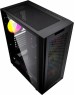 Powercase Alisio Micro X4B V2, Tempered Glass, 4х 120mm ARGB fans, ARGB HUB, чёрный, mATX (CAMCXB-A4)