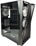 Powercase Alisio Micro X4B V2, Tempered Glass, 4х 120mm ARGB fans, ARGB HUB, чёрный, mATX (CAMCXB-A4)