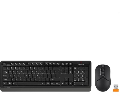 A4TECH A-4Tech Клавиатура + мышь Fstyler FG1012 клав:черный/серый мышь:черный USB беспроводная Multimedia [1599033]