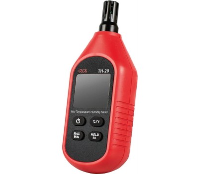 RGK Термогигрометр портативный TH-20, красный/ черный [776486]