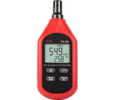 RGK Термогигрометр портативный TH-20, красный/ черный [776486]