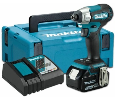 MAKITA Ударный шуруповерт DTD157RTJ, 5Ач, с двумя аккумуляторами