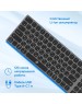 OKLICK Клавиатура Оклик K767W серый/черный USB беспроводная BT/Radio slim Multimedia (2002135)