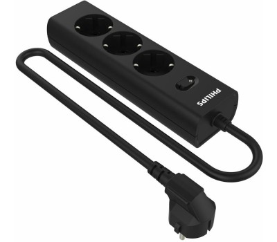 Сетевой фильтр PHILIPS Сетевой фильтр CHP2135BB/51, 3м, черный