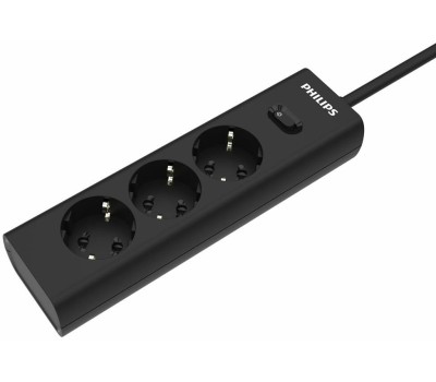 Сетевой фильтр PHILIPS Сетевой фильтр CHP2135BB/51, 3м, черный
