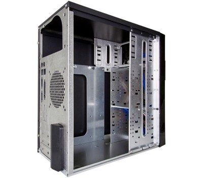 Корпус для ПК EXEGATE Корпус MINITOWER mATX W/PSU 2xUSB+2xUSB3.0 аудио черный MA-371X EX277439RUS