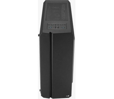 Корпус для ПК AEROCOOL Корпус MIDITOWER ATX,micro ATX,mini-ITX W/PSU 7x12cm Fan(1 предустановлен) черный с окном Quantum-G-BK-v2 4710562758511