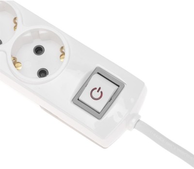Удлинитель REXANT Удлинитель ПРЕМИУМ 3 гнезда, 3м, 3х1,5мм², с/з, 2 USB-разъема, белый