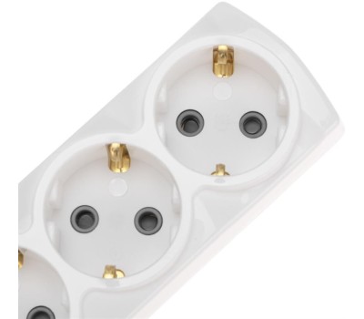 Удлинитель REXANT Удлинитель ПРЕМИУМ 3 гнезда, 3м, 3х1,5мм², с/з, 2 USB-разъема, белый