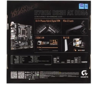 Материнская плата GIGABYTE Материнская плата B760 S1700 MATX B760M DS3H WF6E GEN5