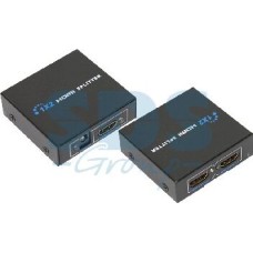 Делитель REXANT (17-6901) ДЕЛИТЕЛЬ ГНЕЗДО HDMI НА 2 ГНЕЗДА HDMI, МЕТАЛЛ