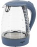 Чайник электрический ATLANTA ATH-2467 blue (1,7л. стекло)
