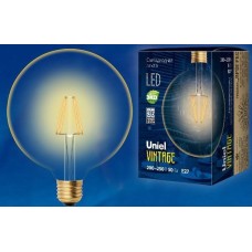 Лампы светодиодные VINTAGE UNIEL (UL-00002358) LED-G125-8W/GOLDEN/E27 GLV21GO