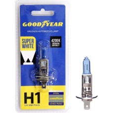 Лампа галогенная GOODYEAR GY011127 лампа галогенная автомобильная Н1 12V 55W P145s Super White (блистер)