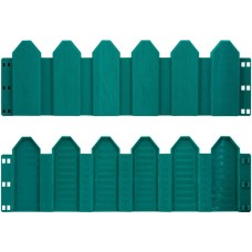 Заборчик для сада LUCKY WAY LWZGN005 декоративный 5 шт. по 60 см, зеленый