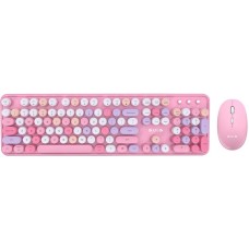 Клавиктура AULA AC306 Pink-Colorful розовый