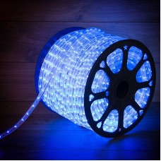 Лента светодиодная NEON-NIGHT Дюралайт LED двухжильный 230В 13мм 36 LED/м СИНИЙ постоянное свечение модуль 1м бухта 100м