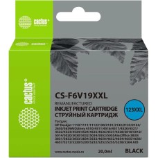 Картридж CACTUS Картридж CS-F6V19XXL №123XL, 123 XXL, черный / CS-F6V19XXL