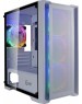 Powercase Alisio Micro X4W V2, Tempered Glass, 4х 120mm ARGB fans, ARGB HUB, белый, mATX (CAMCXW-A4)