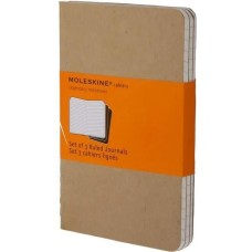 MOLESKINE Блокнот Cahier Journal, 64стр, в линейку, бежевый [qp411]